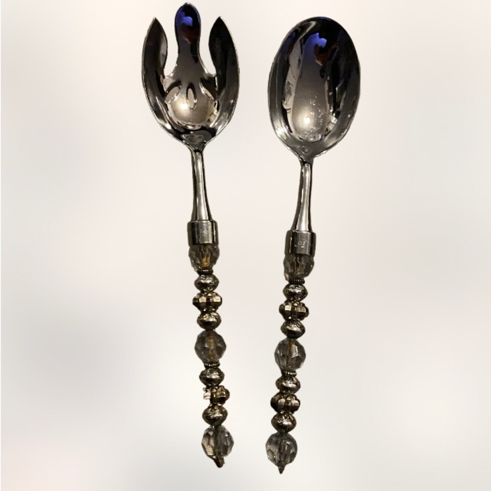 2 saints 10 inch decorative serving utensils unused
